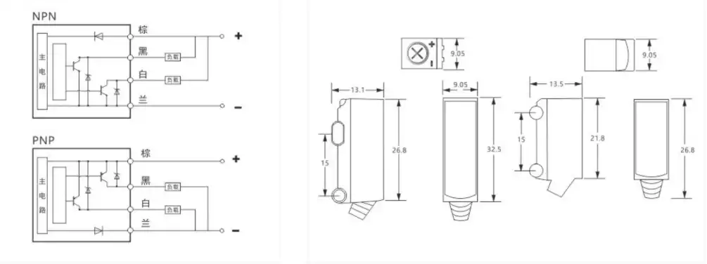 Ultra small DC 4-wire BGS circuit diagram