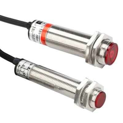 M12 Industrial Cylindrical Laser Photoelectric Sensor