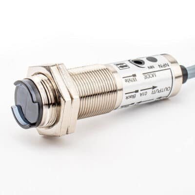 CDD-11P Metal Photoelectric Sensor, PNP NO+NC, 10 cm, 10-30 VDC