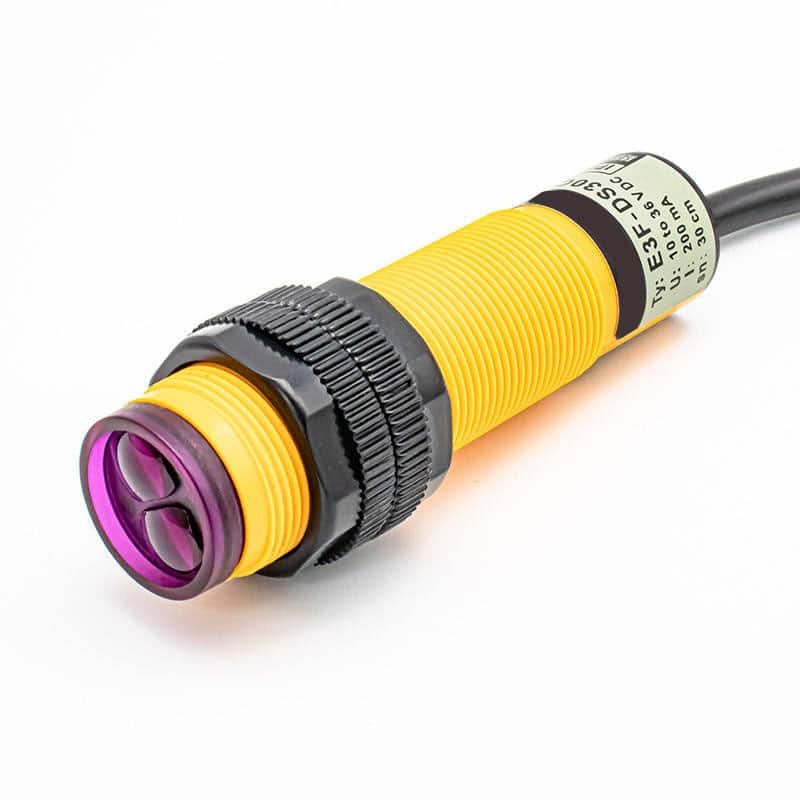 E3F-DS30C4 Photoelectric Sensor, NPN NO, 30 cm