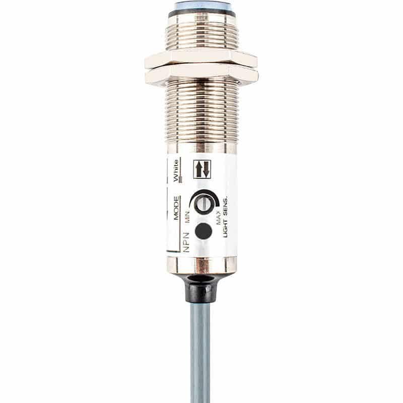 CDD-11P Metal Photoelectric Sensor, PNP NO+NC, 10 cm, 10-30 VDC - 图片 2