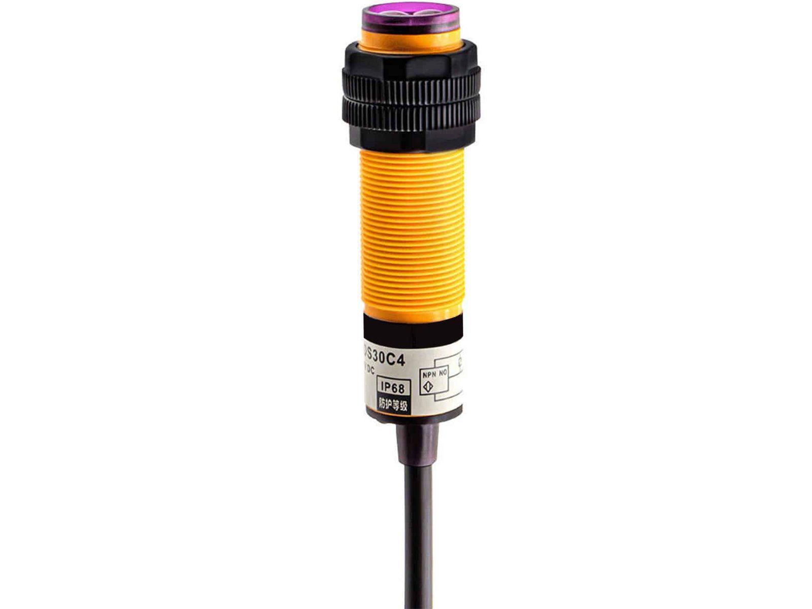 E3F-DS100C4 1 m Long-distance Diffuse Photoelectric Sensor, NPN NO - 图片 2