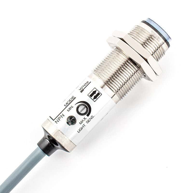 CDD-11P Metal Photoelectric Sensor, PNP NO+NC, 10 cm, 10-30 VDC - 图片 3