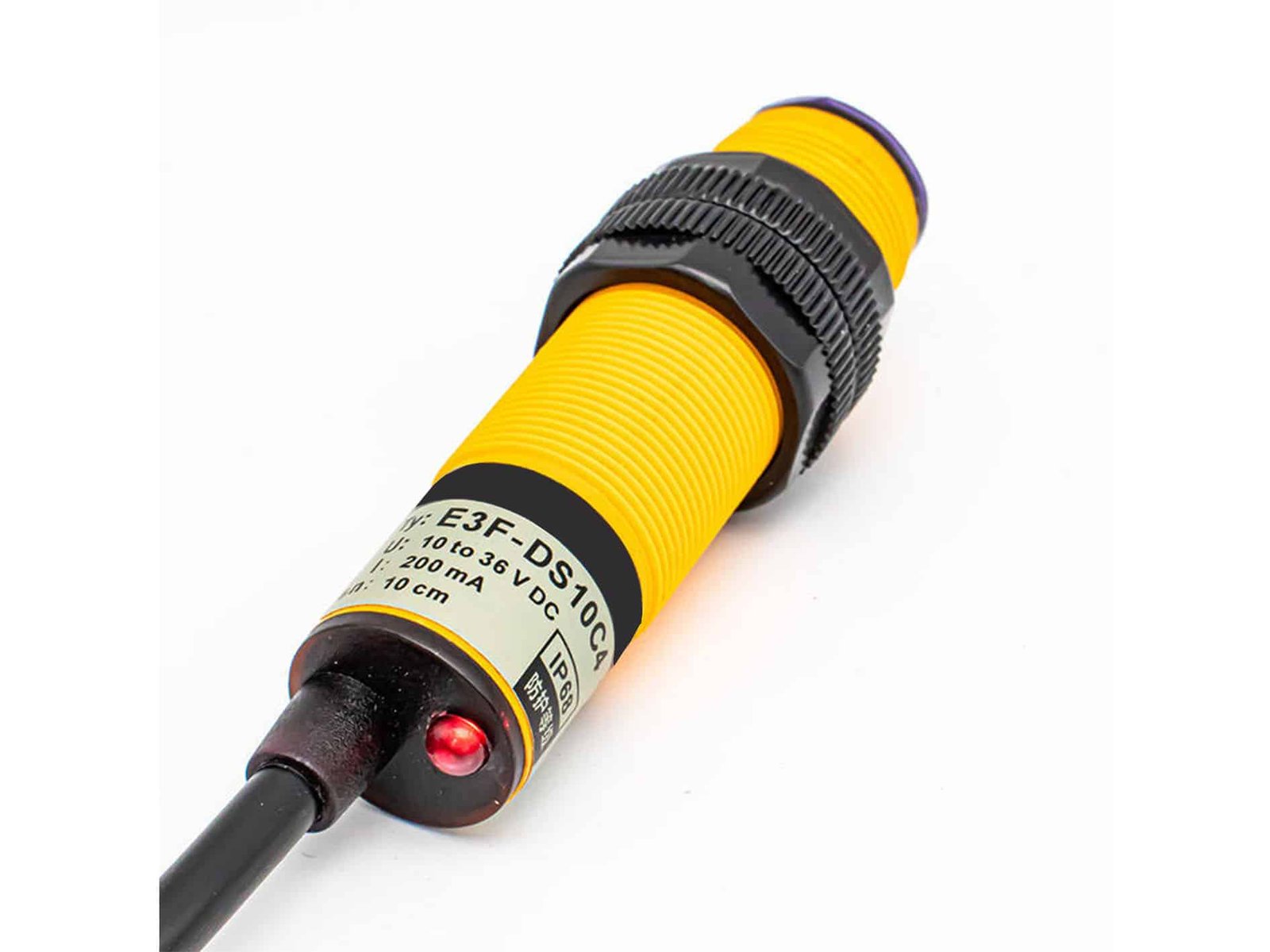 E3F-DS100C4 1 m Long-distance Diffuse Photoelectric Sensor, NPN NO - 图片 3