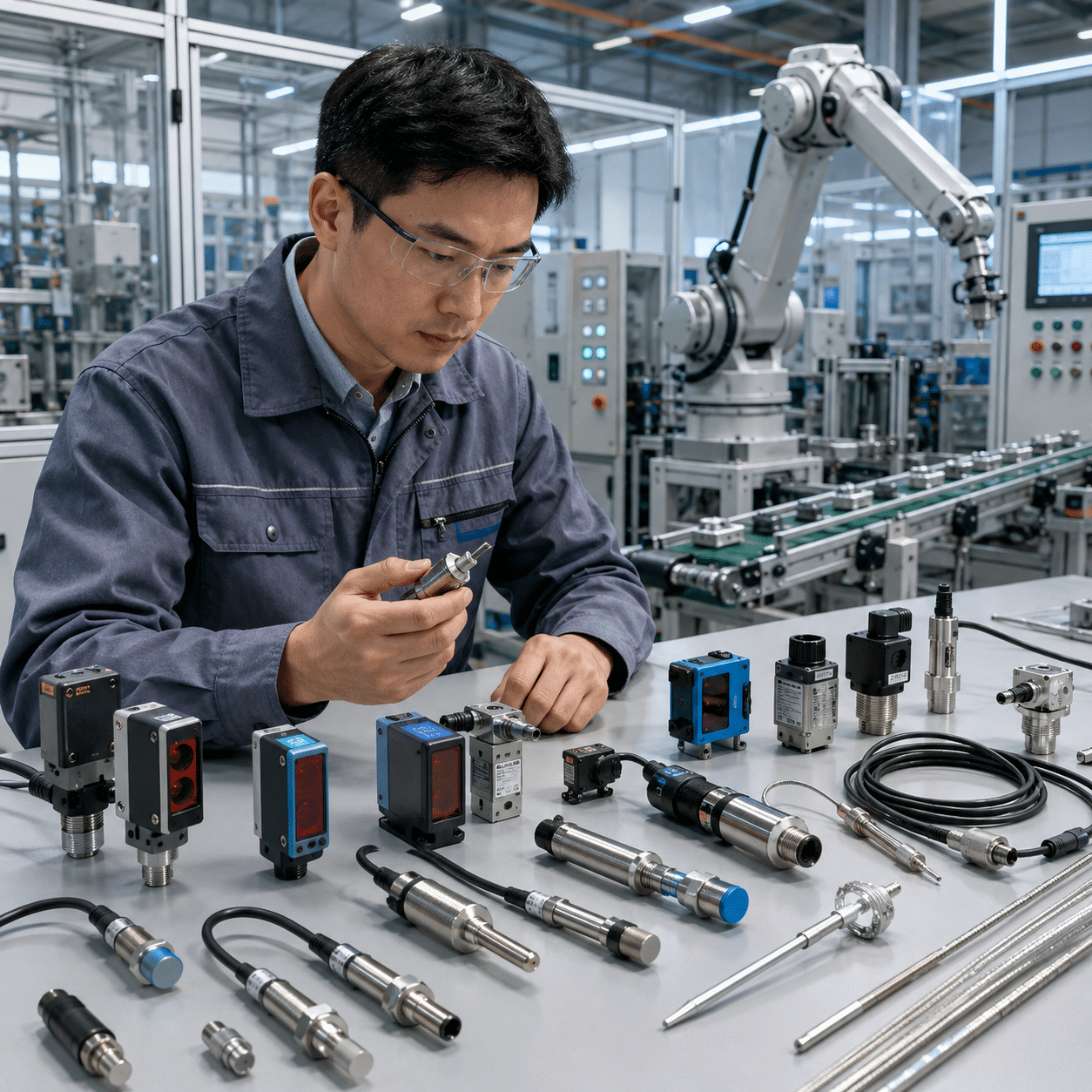 Industrial sensor knowledge center for model selection