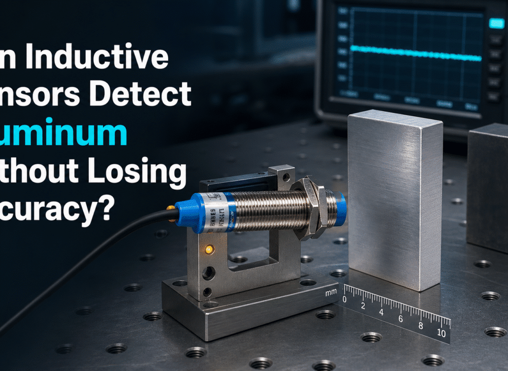 Can inductive sensors detect aluminum without losing accuracy