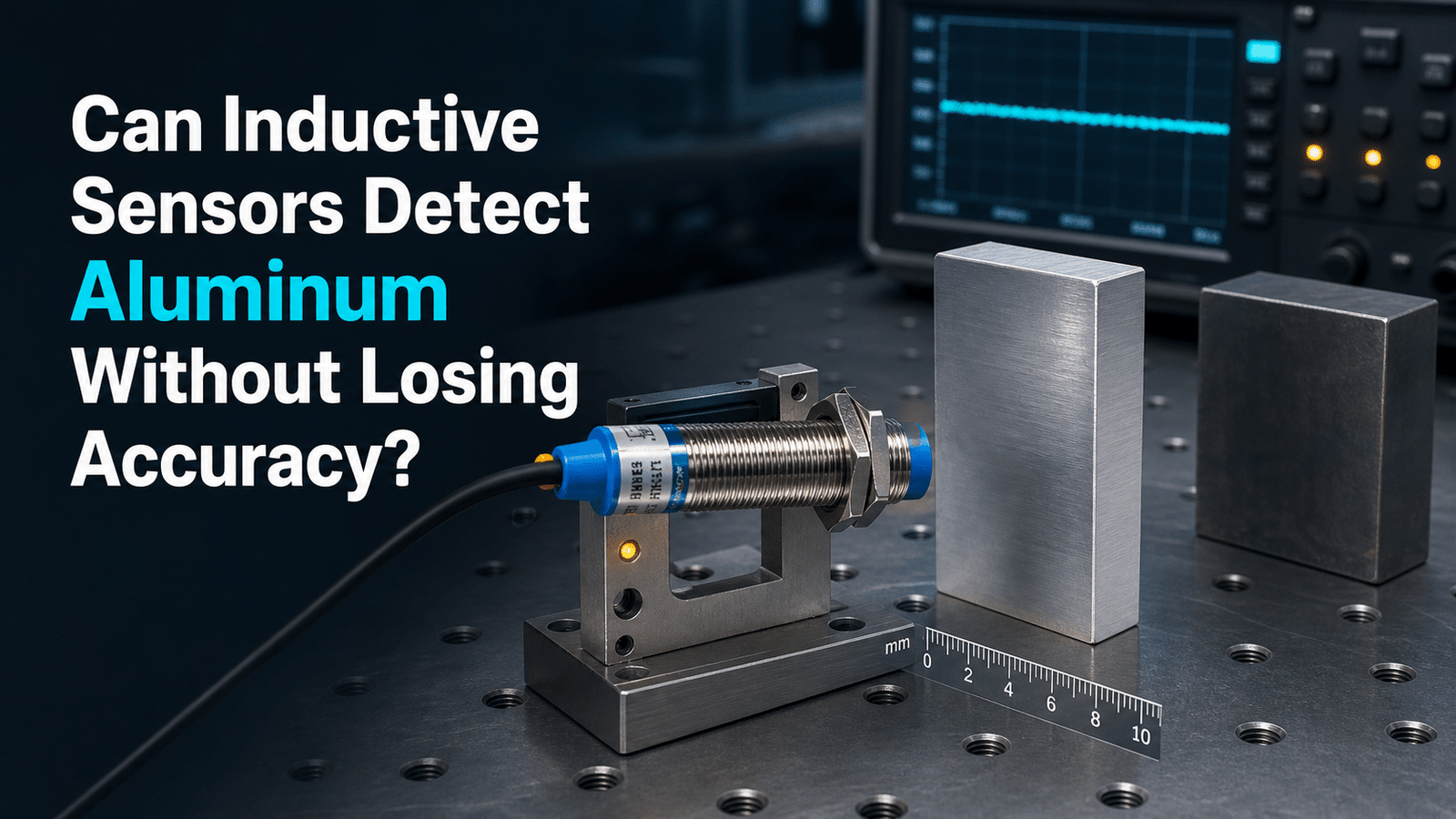 Can inductive sensors detect aluminum without losing accuracy