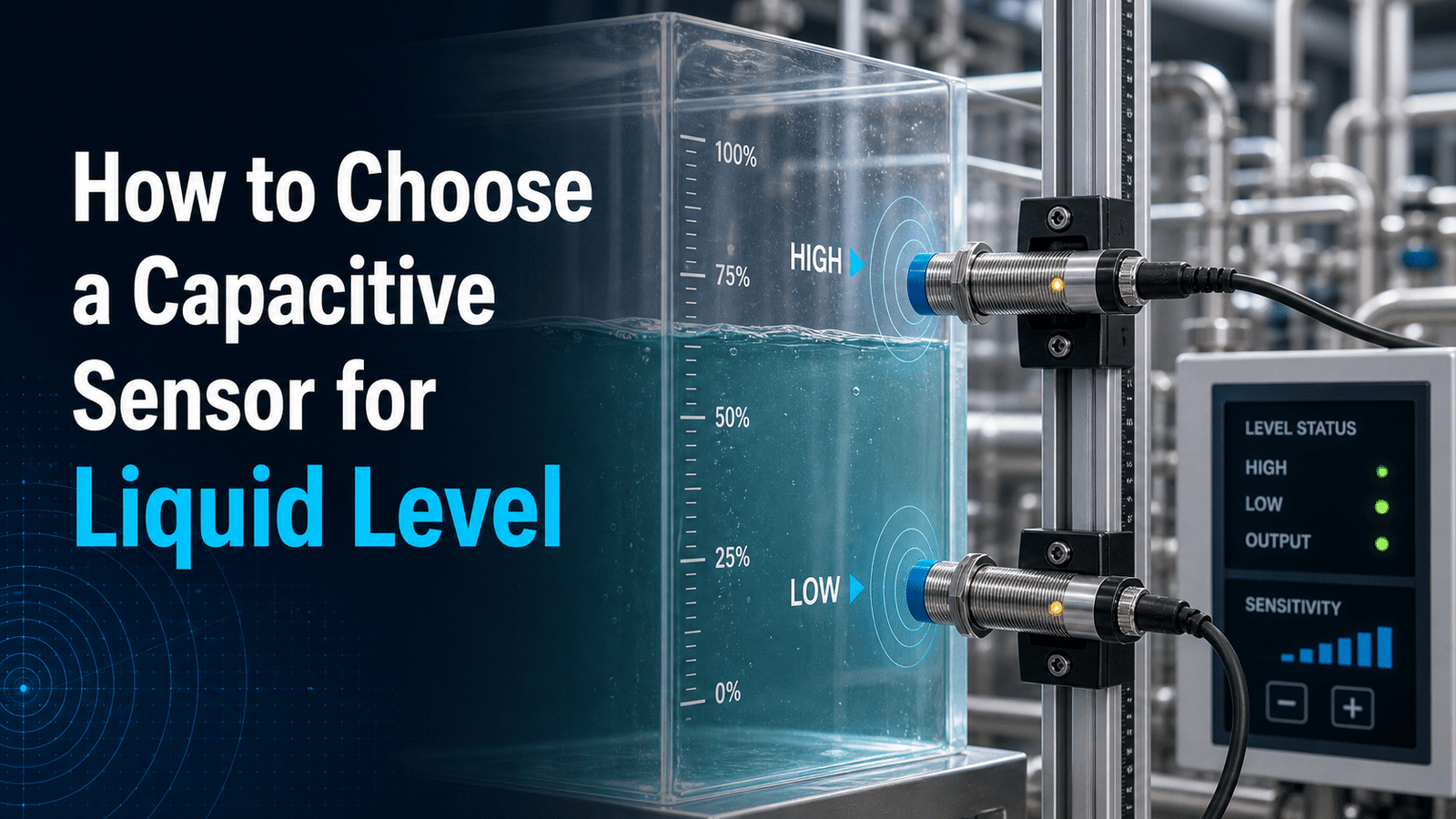 How to Choose a Capacitive Sensor for Liquid Level