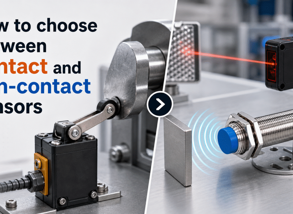 How to choose between contact and non-contact sensors