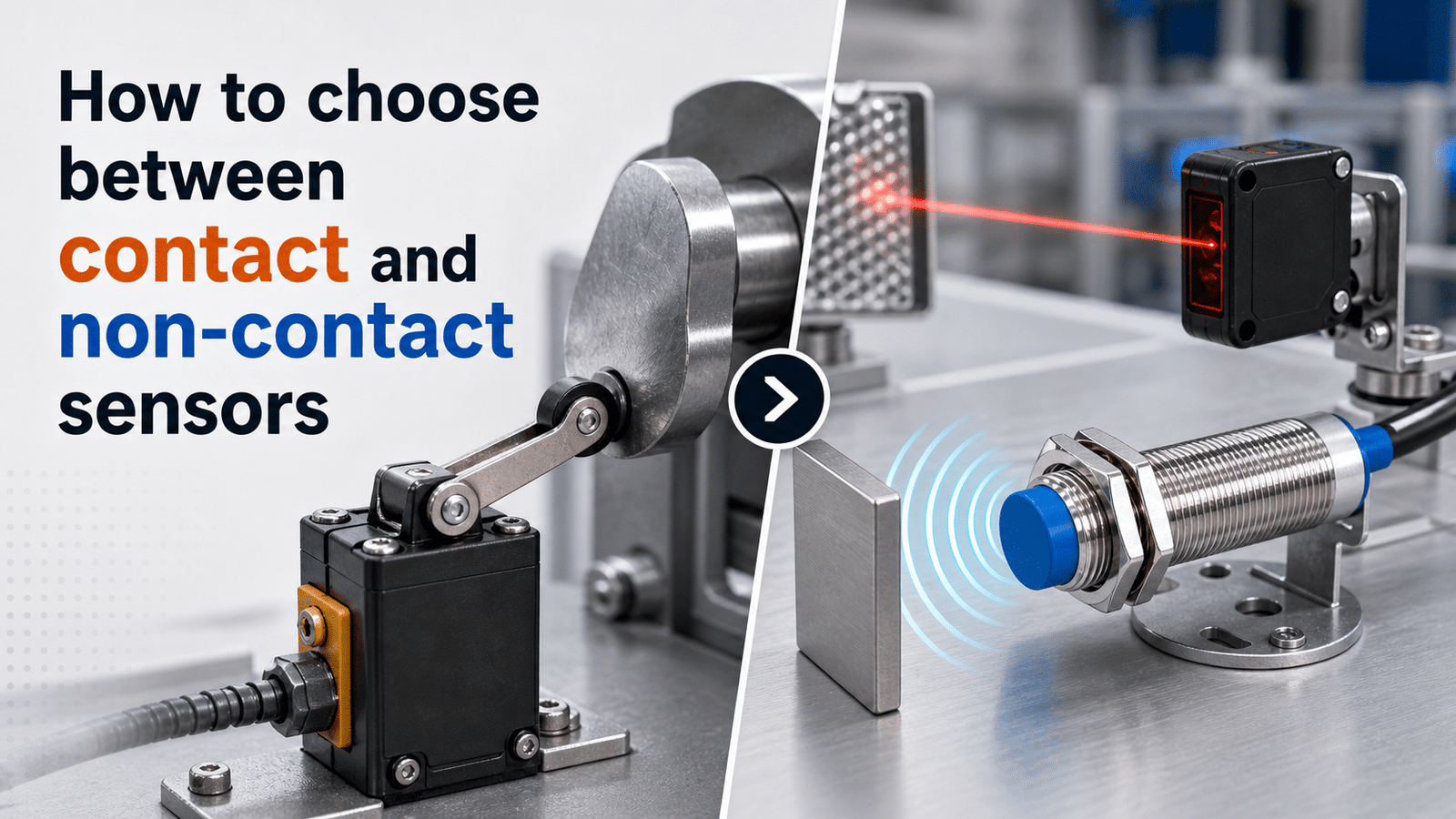 How to choose between contact and non-contact sensors