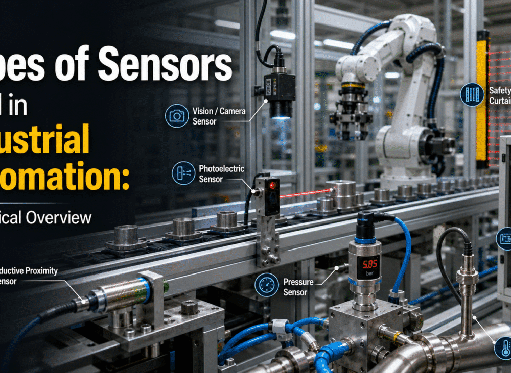 Types of Sensors Used in Industrial Automation: A Practical Overview