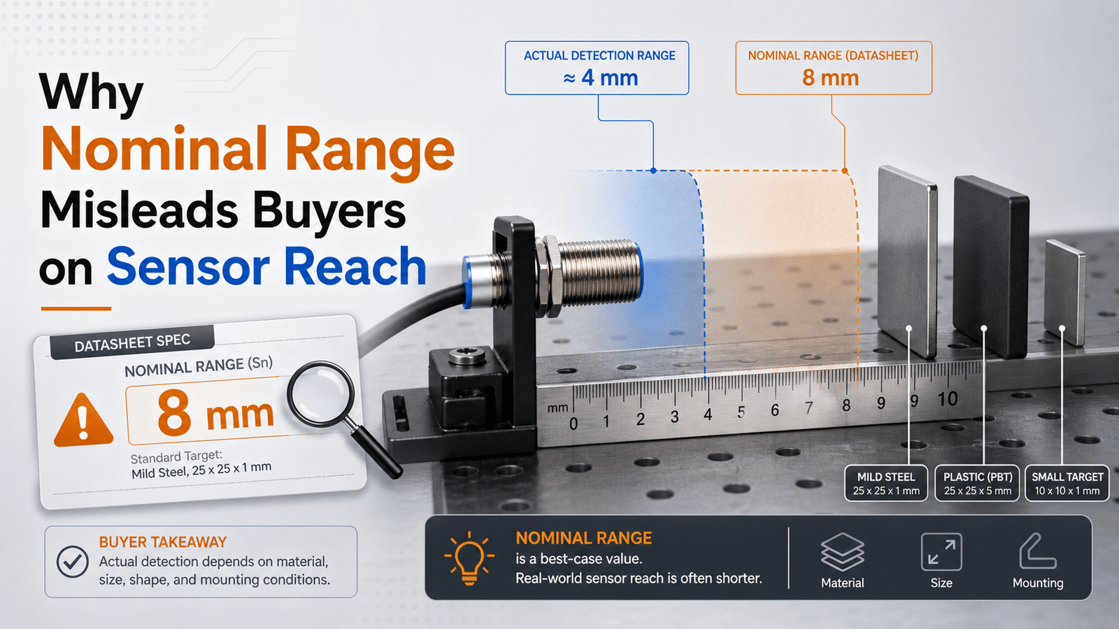 Why Nominal Range Misleads Buyers on Sensor Reach
